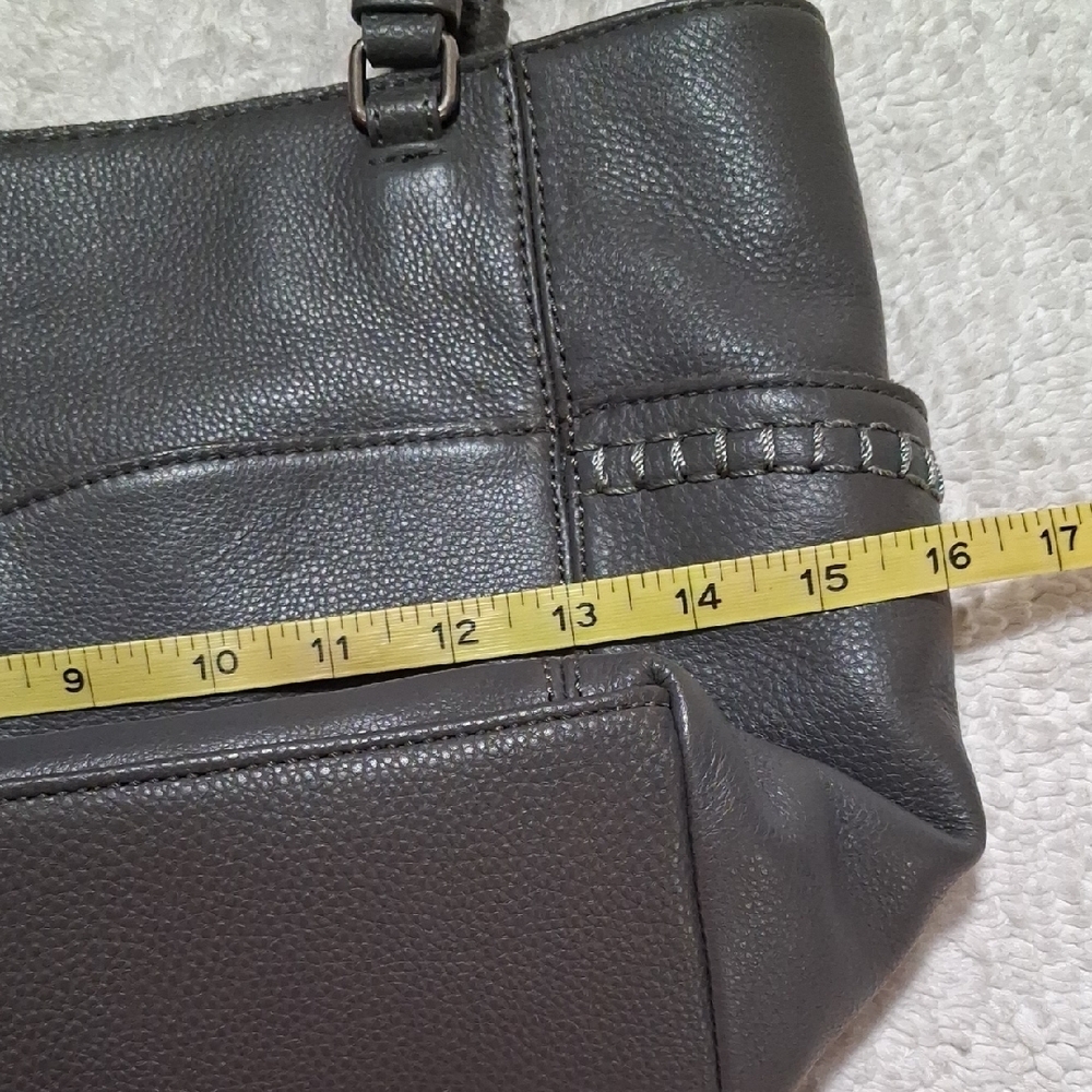 The Sak Charcoal Gray Leather Tote - Picture 7 of 8